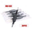 Mix Size Disposable Sterilized Tube  Black Grip with Needle 19mm Tip Needle RM