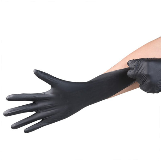 100pcs Tattoo Gloves Disposable Soft Black Medical Nitrile Sterile Tattoo Gloves